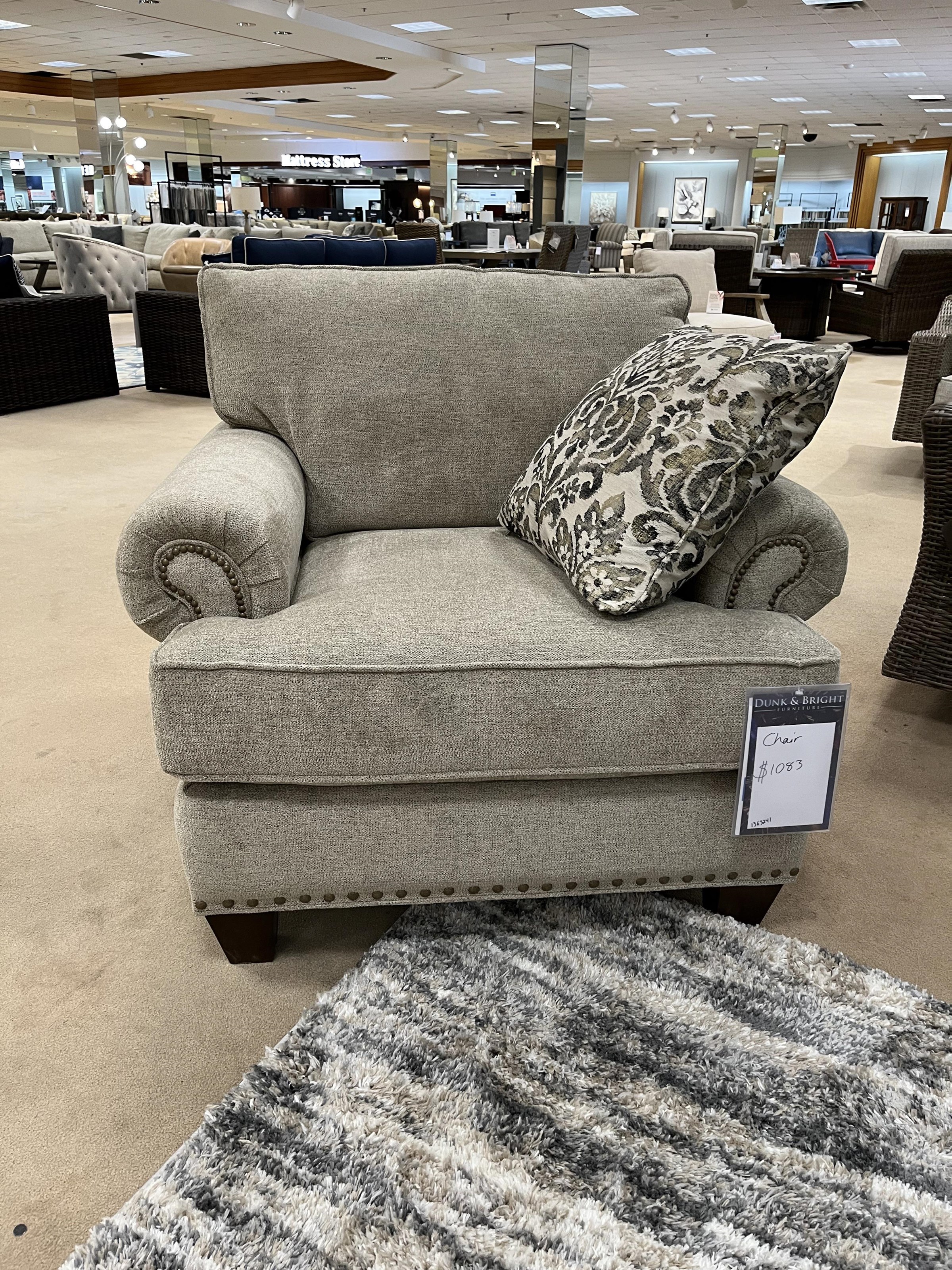 Craftmaster chair online and ottoman